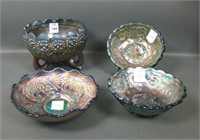 (4) Pc. Fenton Carnival Glass Lot.