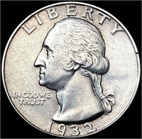 1932-S Washington Silver Quarter UNCIRCULATED