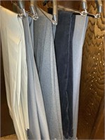 GROUP OF 5 PAIR MENS DRESS AND CASUAL PANTS 44 IN