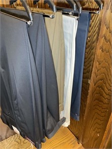 GROUP OF 5 PAIR MENS DRESS AND CASUAL PANTS 42 IN