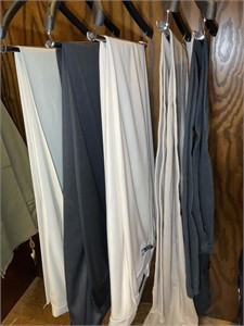 GROUP OF 5 PAIR MENS DRESS AND CASUAL PANTS 42 IN