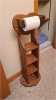 Toilet Paper Holder Oak