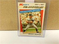 1987 KMART MICKEY MANTLE BASEBALL CARD