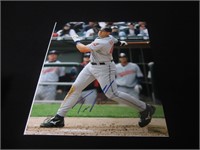 Travis Hafner Signed 8x10 Photo EUA COA