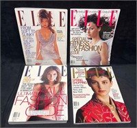 Four Vintage Elle Magazines (FC2)