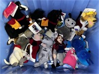 TOTE FULL of NEW w TAG PLUSH TOYS DISNEY more