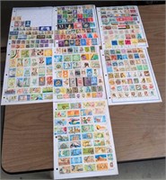 Lot of 600 vintage and antique stamps from Egypt