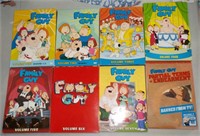 Lot of 8 Family Guy DVDs Volumes 1 to 7 plus