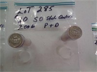 SD 2006 Stage Quarters P & D 2 $10 Rolls