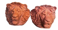 Lion Terra Cotta Wall Pockets