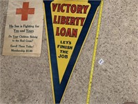 Victory Loan Banner and Res Cross Poster possibly