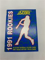 1991 SCORE ROOKIE BASEBALL CARDS 45 CARDS NEW IN