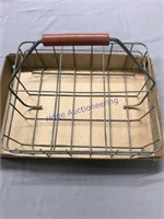 Wire tote w/ 6 sections