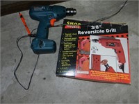 Two Drills - Cordless & Corded