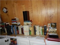 All the Books & Decor Right Side on Top of Cabinet