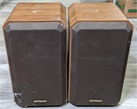 Pair Optimus STS 50 Speakers. 10-1/4"H x 6"W x