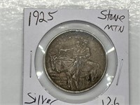 1925 Stone Mountain Silver Half Dollar GEM