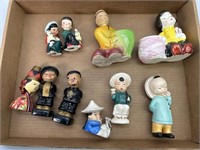 Asian Figurines and Salt and pepper Shakers