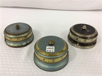 Lot of 3 Round Wind Up Tape Measure