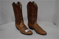 Men's Abilene Embossed Elephant Boots Size 8 D