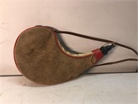 Vintage Leather water bladder / canteen