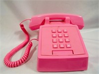 Pink Push Button Land Line Telephone