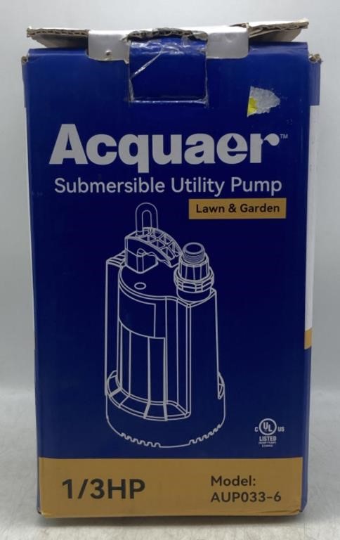 (RL) Boxed Aquaer Submersible Utility Pump Lawn &