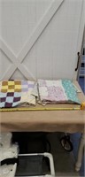 Old handmade quilts