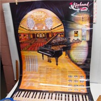 Piano Poster with Scales