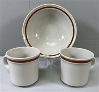 Autumn Collection Stoneware Cups & Bowls