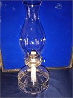 14" Glass Hurricane Lamp