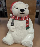 RETRO COCA COLA POLAR BEAR COOKIE JAR