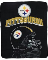New NFL Fleece Blankets, 50" x 60", Steelers