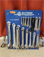 Westward Wrenches and wall mount.