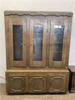 6.5 FT x 5 FT Wooden Gun Display Cabinet