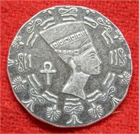 Unknown .999 Fine Silver Round - Egyptia Motif