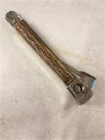Very unusual stag handle knife with a specialized