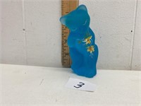 Fenton Lenox HandPainter Glass Cat by K Anderson