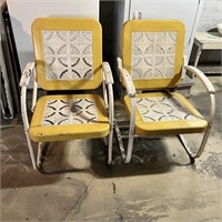 Vintage Metal Motel Chairs