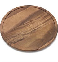 $70 Lipper 1304 14" Acacia Durable Turn Table