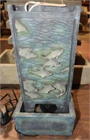 Dolphin themed table waterfall/water feature