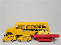 Plastic School Bus, Small Metal School Buses,