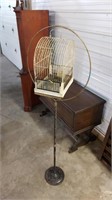 67in bird cage stand w/cage