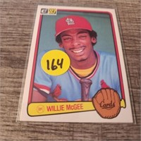 1983 Donruss Rookie Willie McGee
