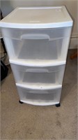 3 drawer plastic Sterlite storage chest