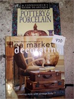 2 books-Guide to antique pottery and porcelain