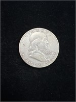 1961 D Benjamin Franklin Half Dollar