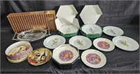 Group of 8  vintage Dansk porcelain plates from