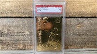 Michael Jordan NM 7 graded card 23kt gold plated