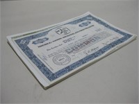 Fifteen Stock Certificates
